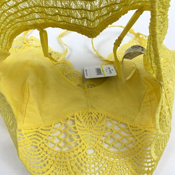 Free People Intimately Sunrise to Sunset Bra Longline Bralette Sunny Day Size M - Picture 6 of 10